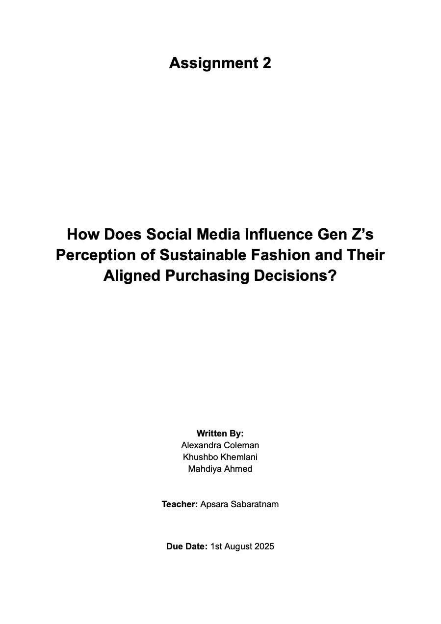 Social media and Gen Z report cover